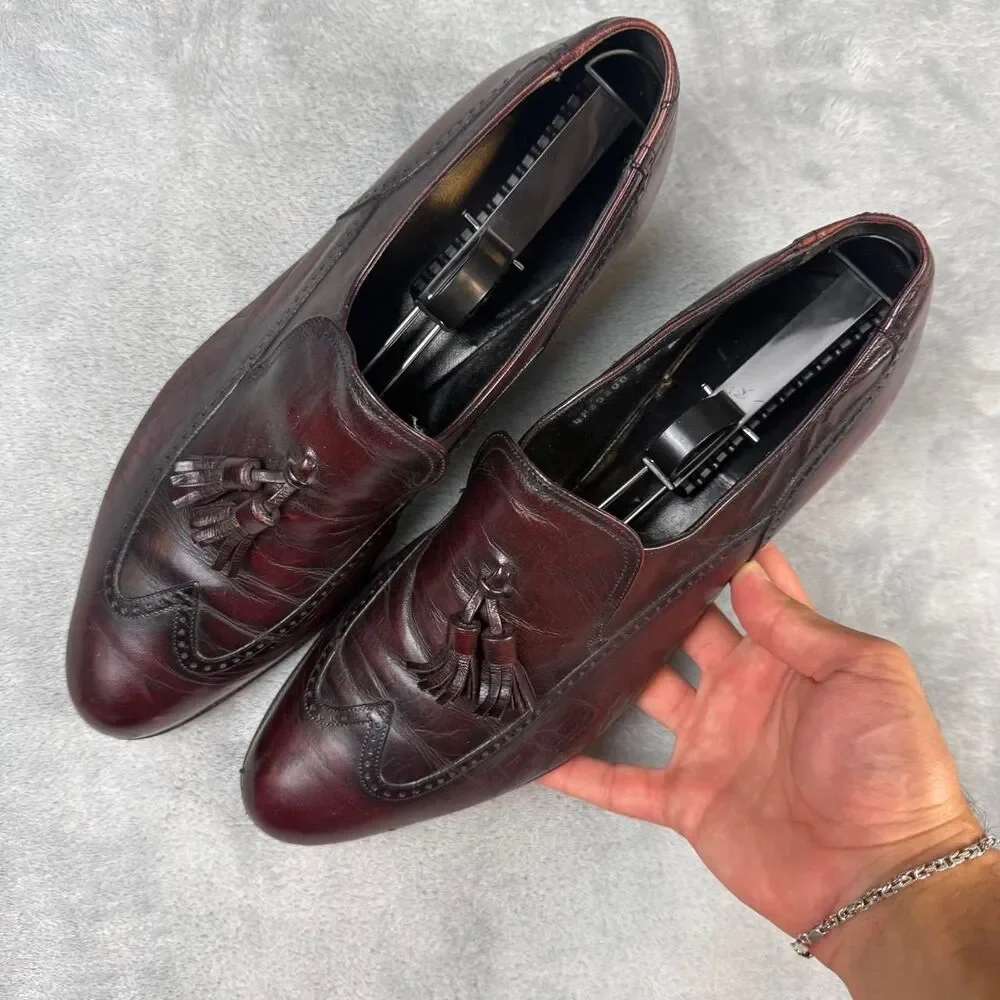 Florsheim Men's Burgundy and Brown Loafers